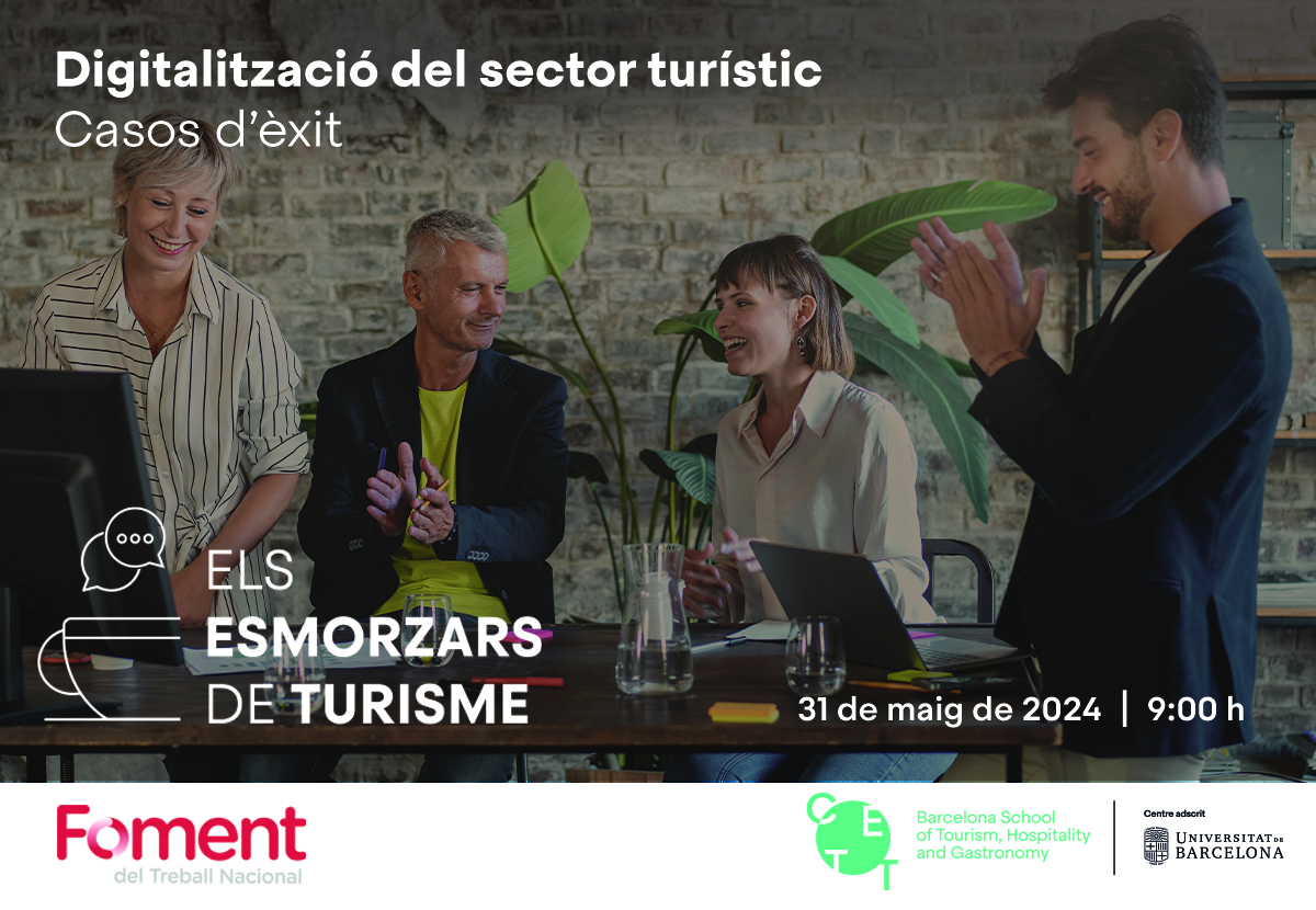 31 Maig |  Esmorzars de Turisme